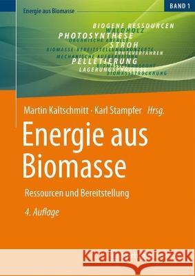 Energie aus Biomasse: Ressourcen und Bereitstellung Martin Kaltschmitt Karl Stampfer 9783658408275 Springer Vieweg