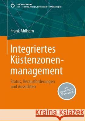 Integriertes Küstenzonenmanagement Ahlhorn, Frank 9783658422479 Springer Vieweg