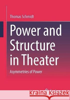 Power and Structure in Theater Thomas Schmidt 9783658422790