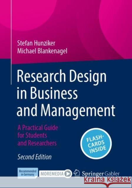 Research Design in Business and Management: A Practical Guide for Students and Researchers Michael Blankenagel 9783658427382 Springer-Verlag Berlin and Heidelberg GmbH & 