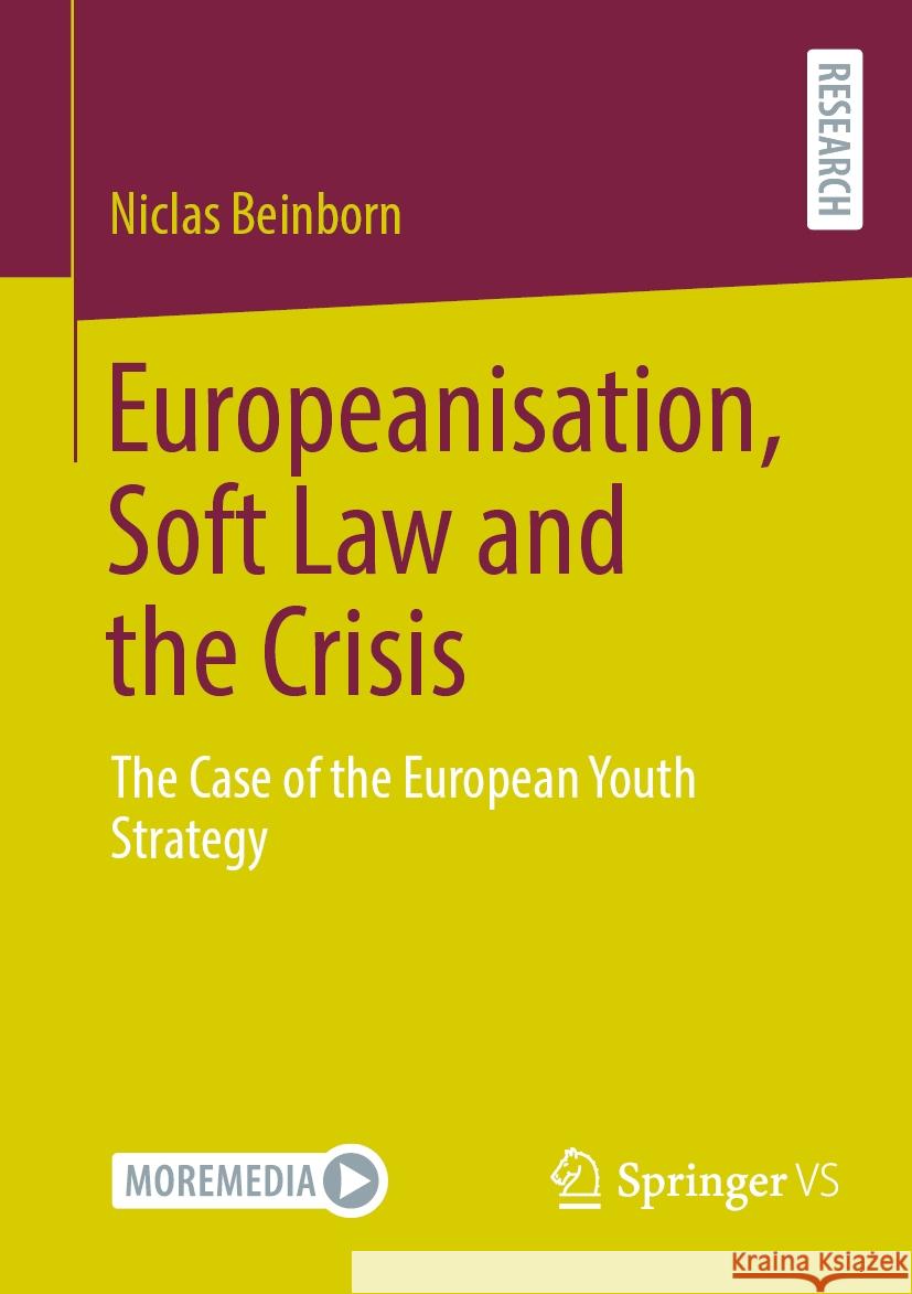Europeanisation, Soft Law and the Crisis   Niclas Beinborn 9783658432430 Springer Fachmedien Wiesbaden