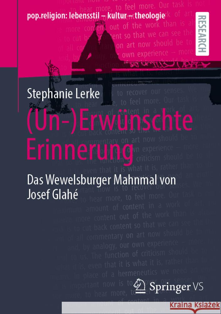 (Un-)Erwünschte Erinnerung Lerke, Stephanie 9783658437695 Springer VS