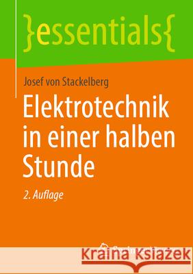 Elektrotechnik in Einer Halben Stunde Josef Vo 9783658499181 Springer Vieweg