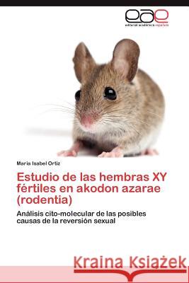 Estudio de Las Hembras Xy Fertiles En Akodon Azarae (Rodentia) Maria Isabel Ortiz 9783659023835 Editorial Acad Mica Espa Ola