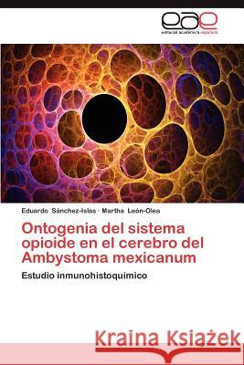 Ontogenia del Sistema Opioide En El Cerebro del Ambystoma Mexicanum Eduardo S Martha L 9783659027000 Editorial Acad Mica Espa Ola