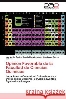 Opinion Favorable de La Facultad de Ciencias Quimicas Lino Mart Castro Sergio Mez Guadalupe G 9783659038907