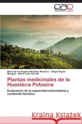 Plantas Medicinales de La Huasteca Potosina Martinez Martinez Maria De Los Angele    Reyes Munguia Abigail                    Carrillo Maria Luisa 9783659076817