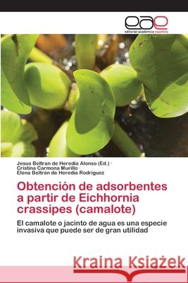 Obtención de adsorbentes a partir de Eichhornia crassipes (camalote) Beltran de Heredia Alonso, Jesus 9783659086922