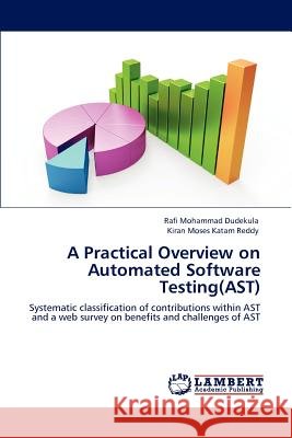 A Practical Overview on Automated Software Testing(ast) Rafi Mohammad Dudekula Kiran Moses Kata 9783659122064