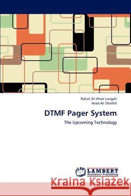 Dtmf Pager System Rahat Ali Khan Langah, Asad Ali Shailkh 9783659184291