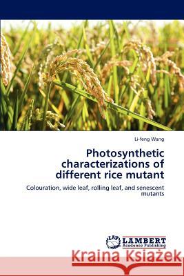 Photosynthetic characterizations of different rice mutant Wang, Li-Feng 9783659187780 LAP Lambert Academic Publishing