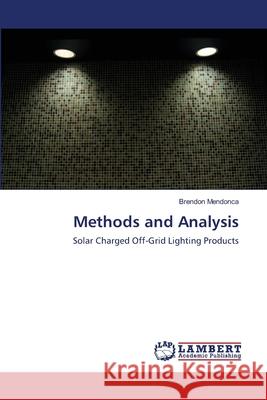 Methods and Analysis Brendon Mendonca 9783659226717