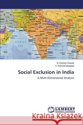 Social Exclusion in India Krishne Gowda N. 9783659234125 LAP Lambert Academic Publishing