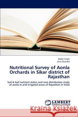Nutritional Survey of Aonla Orchards in Sikar district of Rajasthan Singh, Balbir 9783659235771