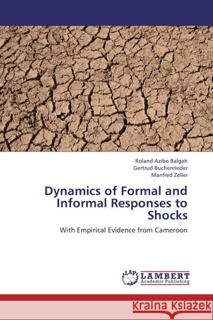 Dynamics of Formal and Informal Responses to Shocks : With Empirical Evidence from Cameroon Balgah, Roland Azibo; Buchenrieder, Gertrud; Zeller, Manfred 9783659244698 LAP Lambert Academic Publishing