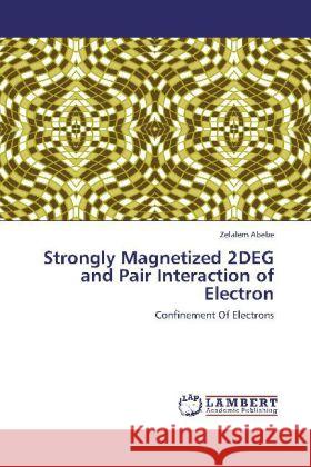 Strongly Magnetized 2DEG and Pair Interaction of Electron : Confinement Of Electrons Abebe, Zelalem 9783659246371 LAP Lambert Academic Publishing