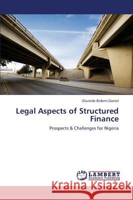 Legal Aspects of Structured Finance  9783659333309 LAP Lambert Academic Publishing