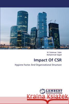Impact Of CSR Sabir M. Suleman 9783659371875 LAP Lambert Academic Publishing