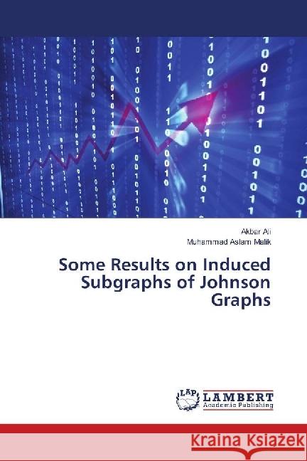 Some Results on Induced Subgraphs of Johnson Graphs Ali, Akbar; Malik, Muhammad Aslam 9783659400278 LAP Lambert Academic Publishing