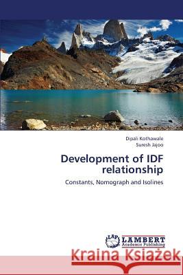 Development of Idf Relationship Kothawale Dipali                         Jajoo Suresh 9783659438486 LAP Lambert Academic Publishing