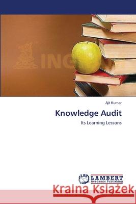 Knowledge Audit Kumar Ajit 9783659494833
