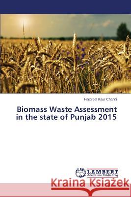 Biomass Waste Assessment in the state of Punjab 2015 Channi Harpreet Kaur 9783659548147