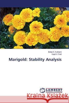 Marigold: Stability Analysis Kulkarni Balaji S.                       Patil Kapil V. 9783659581960 LAP Lambert Academic Publishing