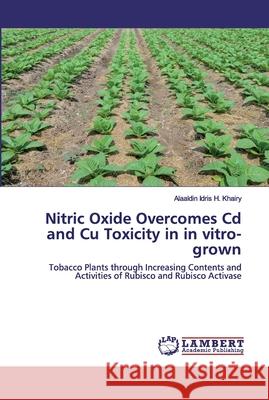 Nitric Oxide Overcomes Cd and Cu Toxicity in in vitro-grown Khairy, Alaaldin Idris H. 9783659593161