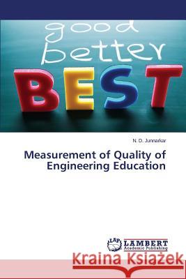 Measurement of Quality of Engineering Education Junnarkar N. D. 9783659684159