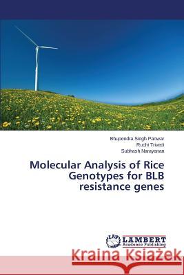 Molecular Analysis of Rice Genotypes for BLB resistance genes Narayanan Subhash                        Trivedi Ruchi                            Panwar Bhupendra Singh 9783659748479