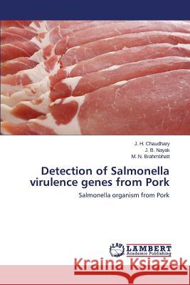 Detection of Salmonella virulence genes from Pork Chaudhary J. H. 9783659752261 LAP Lambert Academic Publishing