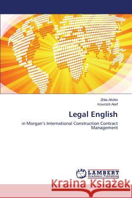Legal English Afshin Zhila 9783659781797 LAP Lambert Academic Publishing