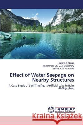 Effect of Water Seepage on Nearby Structures Abbas Salam a. 9783659829161 LAP Lambert Academic Publishing