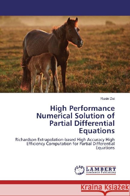 High Performance Numerical Solution of Partial Differential Equations : Richardson Extrapolation-based High Accuracy High Efficiency Computation for Partial Differential Equations Dai, Ruxin 9783659879654