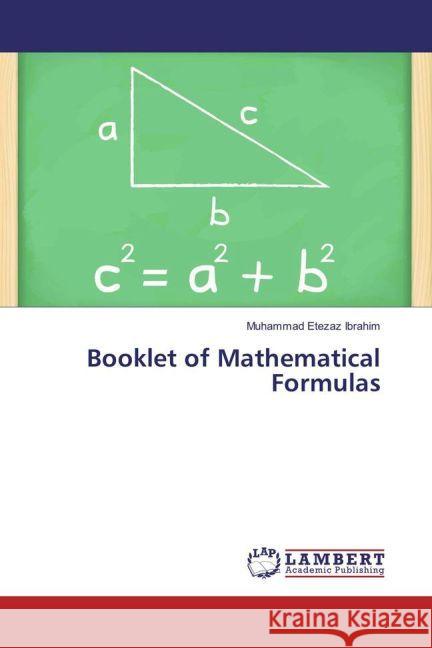 Booklet of Mathematical Formulas Ibrahim, Muhammad Etezaz 9783659932977