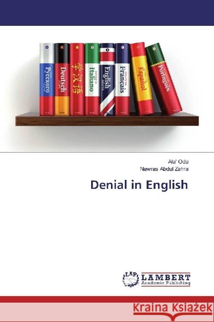 Denial in English Abdul Zahra, Nawras 9783659976230