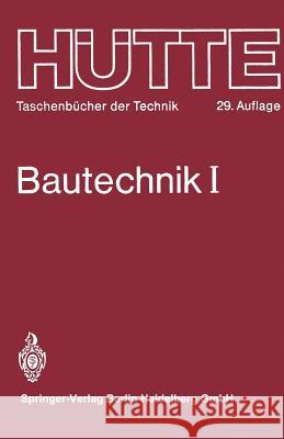 Bautechnik Prof Dr Phil Habil F. R. Jung            O. Prof Dr -Ing G. Drees                 O. Bernet 9783662008607 Springer