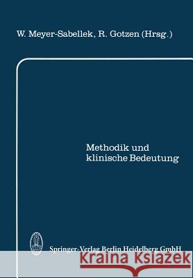 Indirekte 24-Stunden Blutdruckmessung: Methodik Und Klinische Bedeutung Meyer-Sabellek, W. 9783662120569 Steinkopff-Verlag Darmstadt