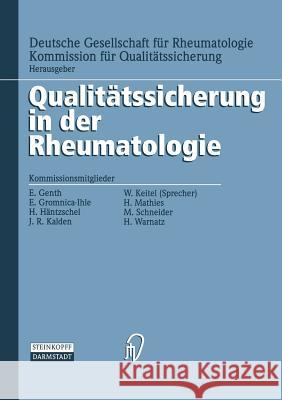 Therapie I Deutsche Gesellschaft Für Rheumatologie 9783662132012 Steinkopff-Verlag Darmstadt