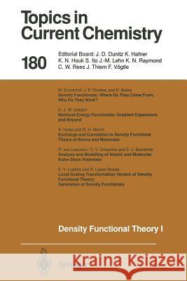 Density Functional Theory I: Functionals and Effective Potentials Baerends, E. J. 9783662148341 Springer