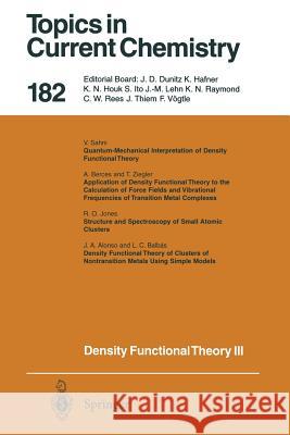 Density Functional Theory III: Interpretation, Atoms, Molecules and Clusters Alonso, J. a. 9783662148396 Springer