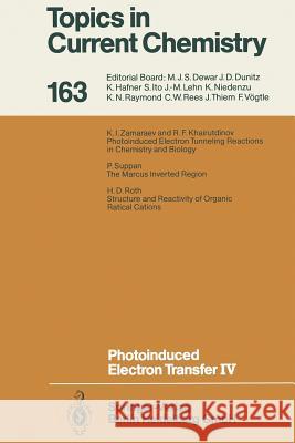 Photoinduced Electron Transfer IV Jochen Mattay R. F. Khairutdinov H. D. Roth 9783662149874 Springer