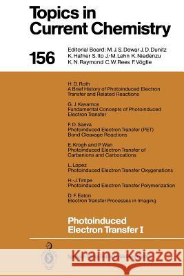 Photoinduced Electron Transfer I Jochen Mattay David F. Eaton George J. Kavarnos 9783662150672 Springer