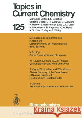 Stereochemistry F. Vogtle E. Weber 9783662152713 Springer