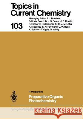 Preparative Organic Photochemistry P. Margaretha J. -M Lehn 9783662153383 Springer