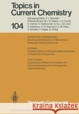 Organotin Compounds M. Gielen 9783662153468 Springer