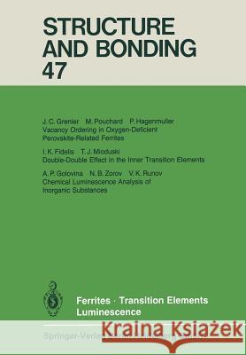 Ferrites Transition Elements Luminescence I. K. Fidelis 9783662153604 Springer