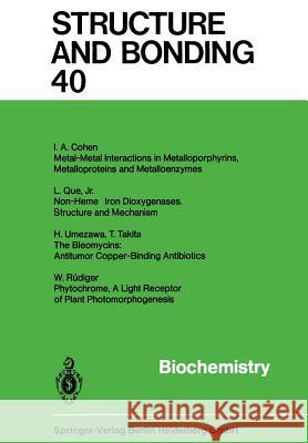 Biochemistry Xue Duan, Lutz H. Gade, Gerard Parkin, Kenneth R. Poeppelmeier, Fraser Andrew Armstrong, Mikio Takano, David Michael P.  9783662153680