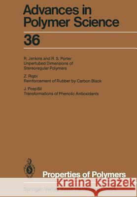 Advances in Polymer Science: Fortschritte Der Hochpolymeren-Forschung Jenkins, R. 9783662153901 Springer