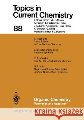 Organic Chemistry: Syntheses and Reactivity Rüchardt, C. 9783662154106